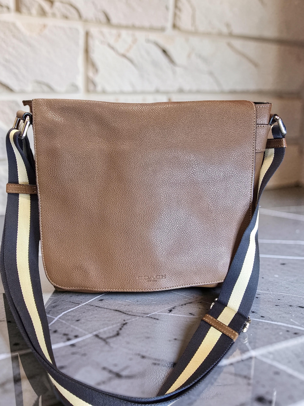 Coach Charles Leather Messenger Bag